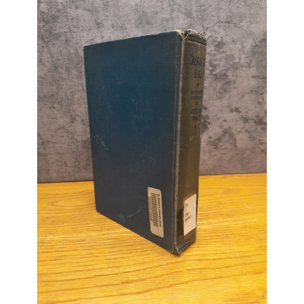 *Signed* ALFALFA BILL Murray Biography book Oklahoma Governor Gordon Hines 1932‎